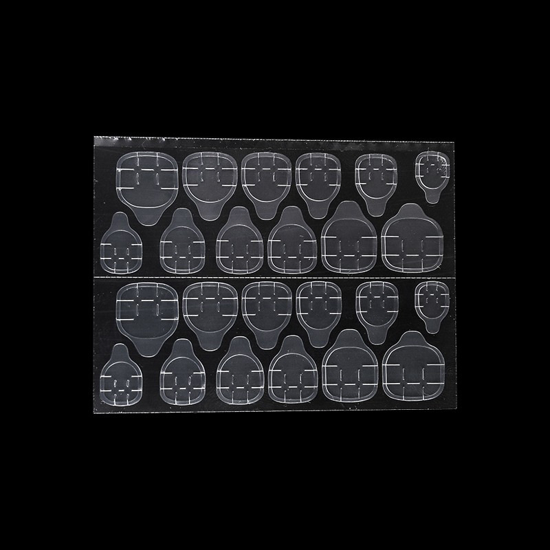 Manicure Gel Makeup Tool Sticker Fake False Double Side Adhesive Blue Glue Sticker Acrylic DIY Tips Invisible Jelly Glue