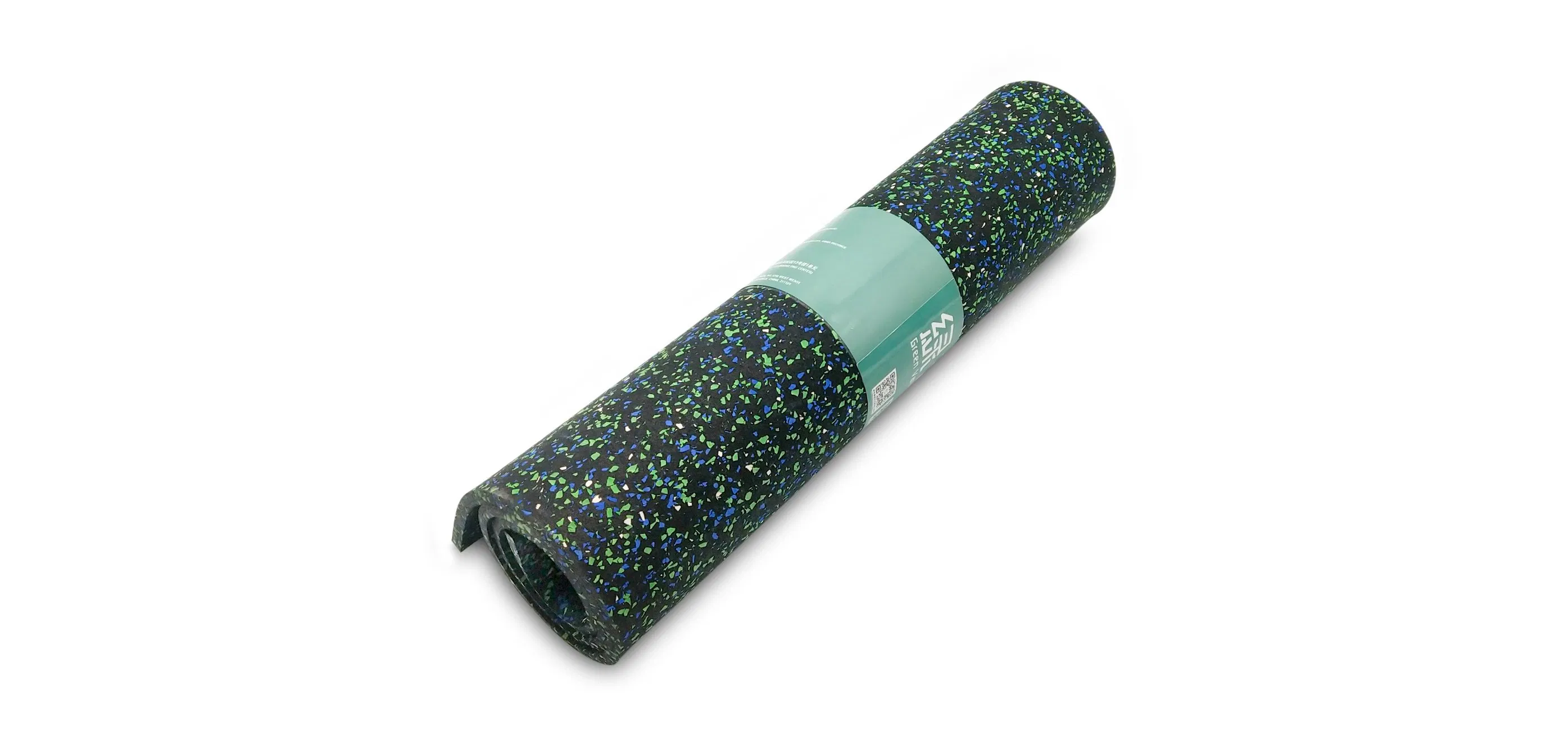 Factory Low Price Rubber Gym Flooring Roll with 70% Colorful Dots Rubber Roll Anti-Slip Gym Floor Rubber Roll