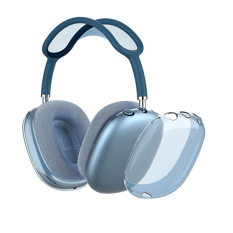 Чехол для AirPods Max с логотипом, прозрачный