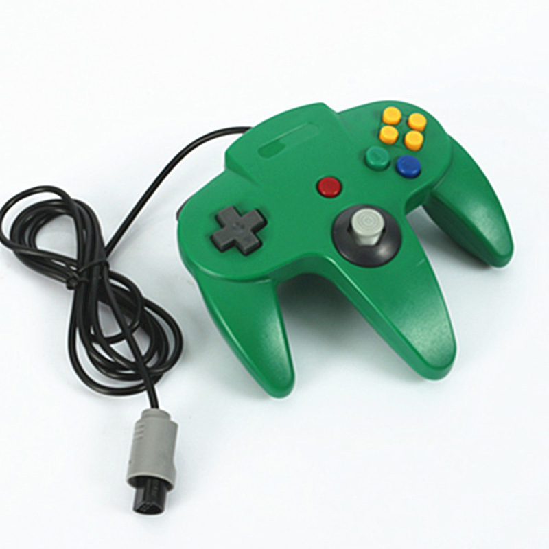 Ретро джойстик для N64 с цветным дизайном