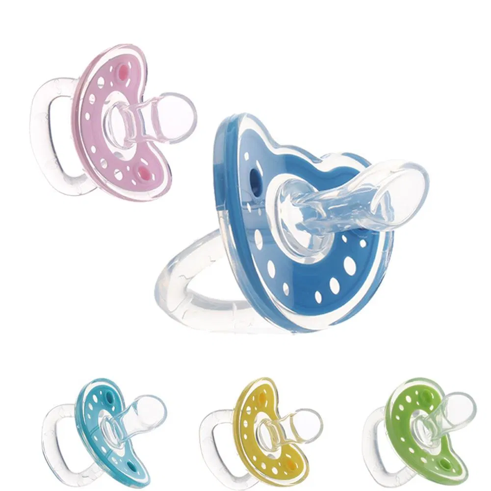 Reusable Safety Silicone Pacifier Colourful Baby Silicone Pacifier