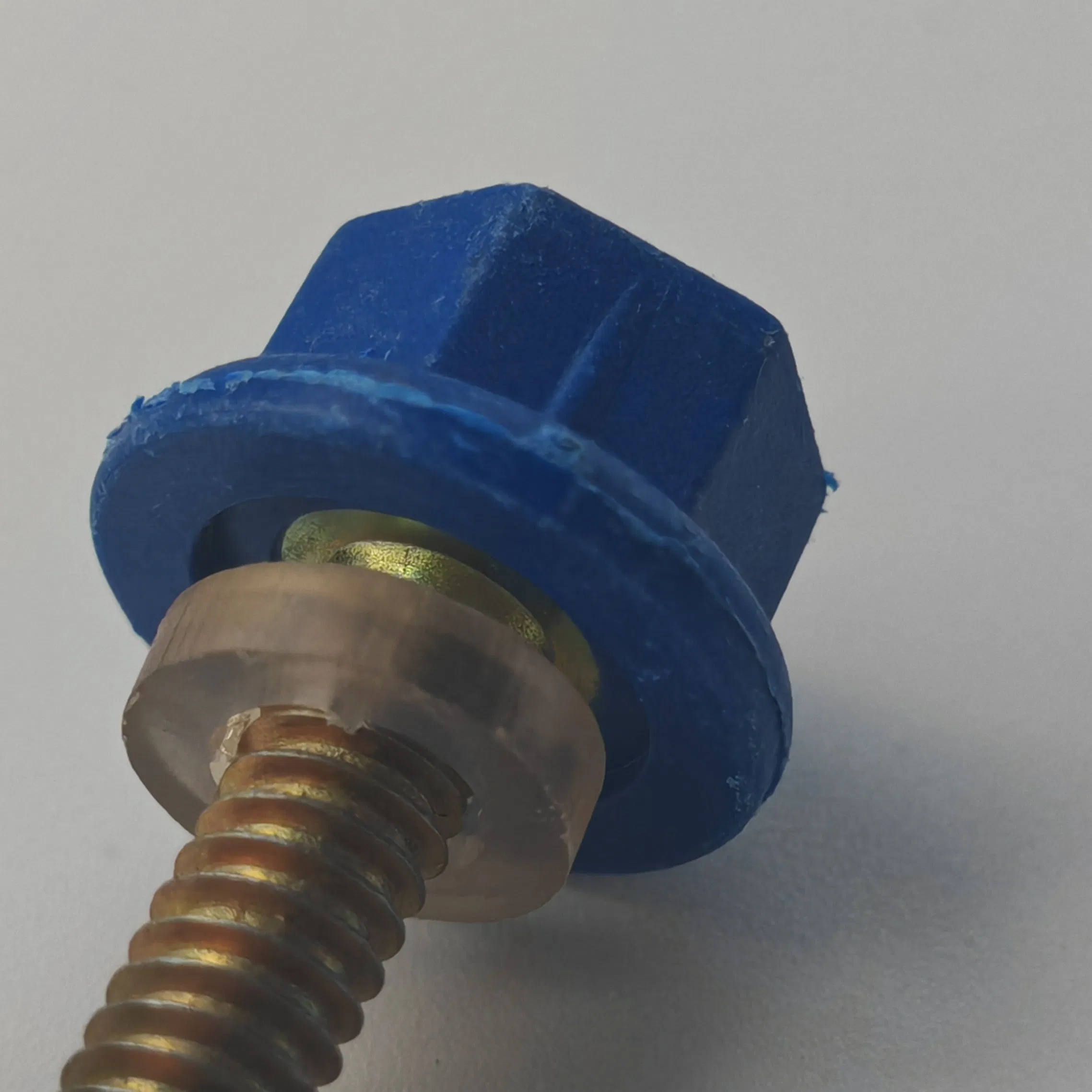 Саморез по металлу шестигранный с прессшайбой, оцинкованный