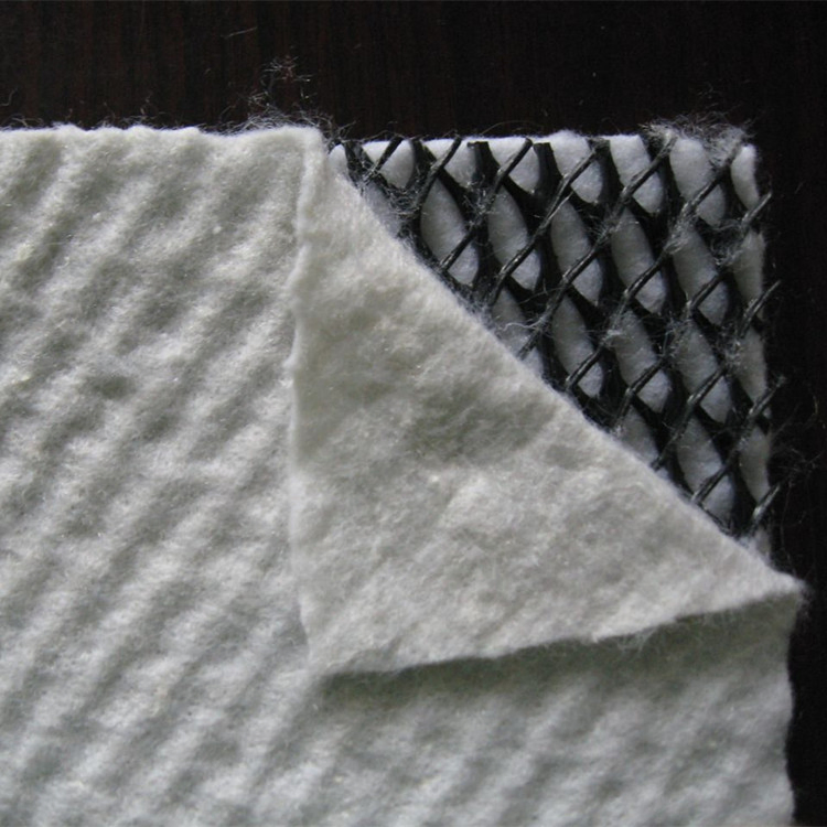 3D Composite Drainage Geonet with Short Fiber Geotextile