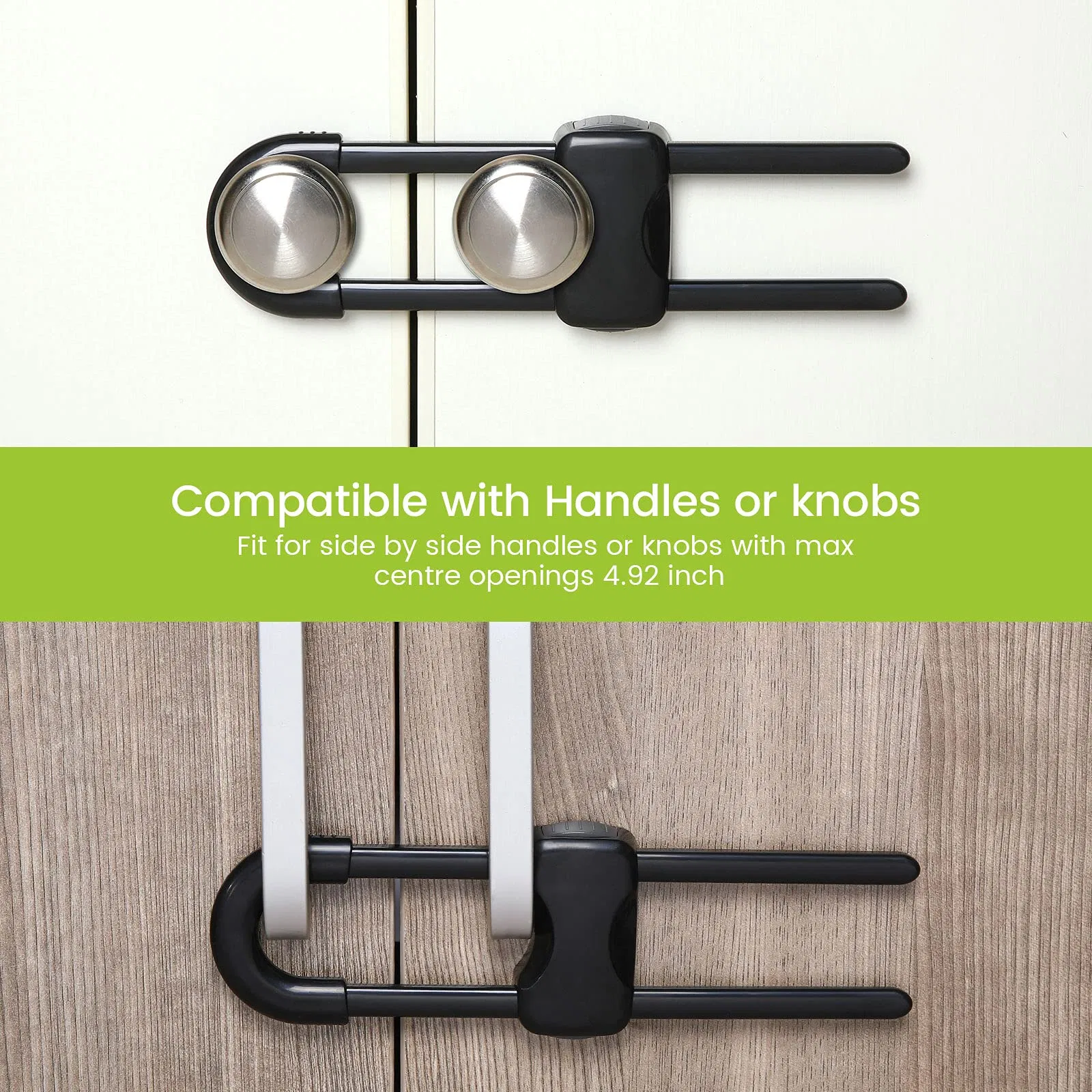 U Shape Proofing Drawers Safety Baby Safety Locks Childproof Latch Cabinet Locks