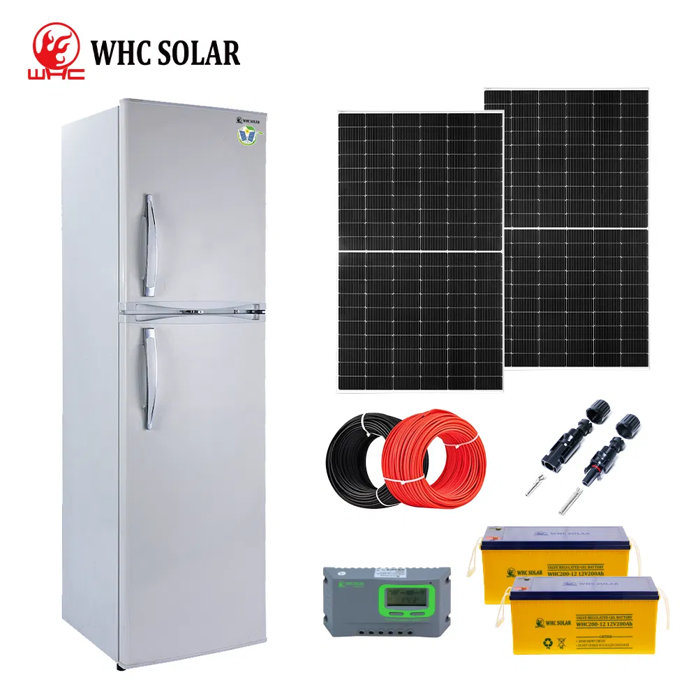 Whc Electric National Cold Equipment Home Hot Sale Fruit Vegetable Stainless Steel Upright Appliance 50L Frostfree Double Door Top-Freezer Refriger