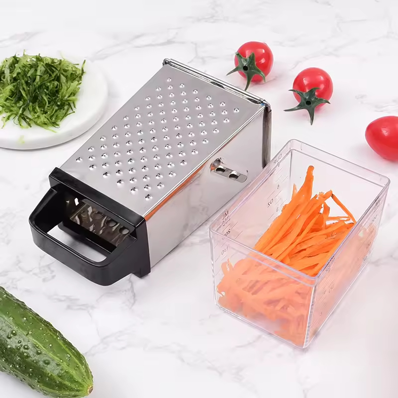 Тёрка для сыра и овощей 4-в-1 с контейнером