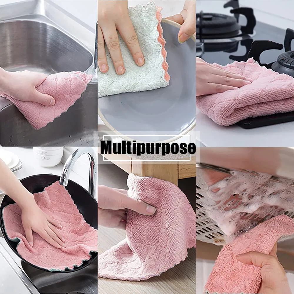 Ultra-Absorbent Microfiber Cleaning Towel for Kitchen