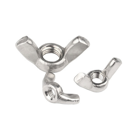 Hand Supply 18-8 Stainless Steel DIN466 DIN582 DIN315 Butterfly Wing Nut Employ with Washer and Bolt