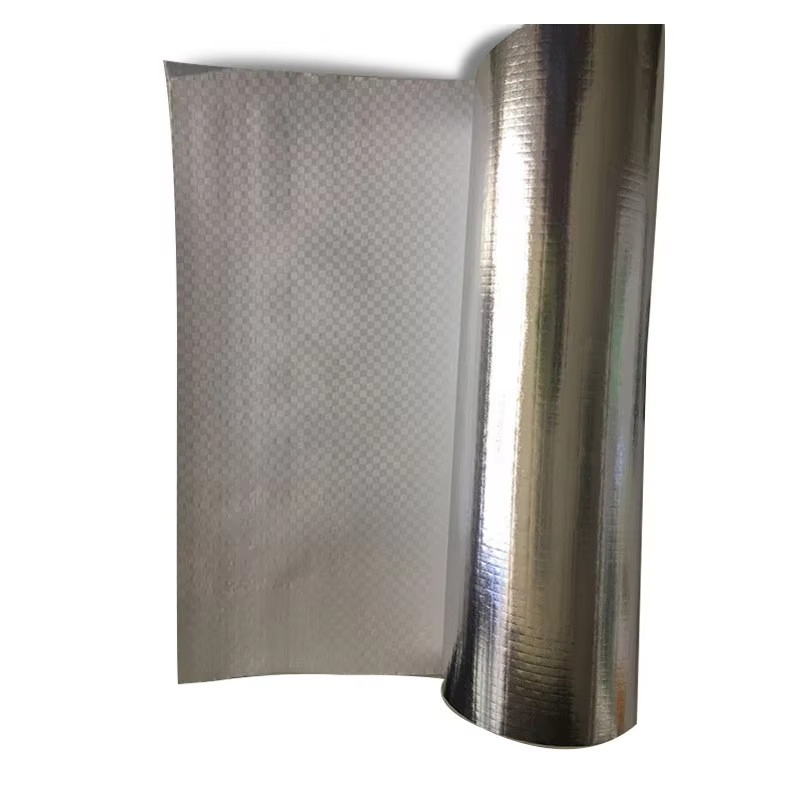 97% Reflectivity Aluminum Foil Woven Fabric Heat Insulation