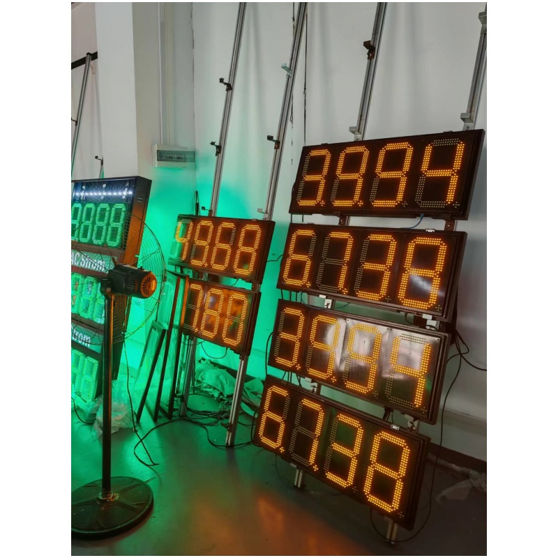 8888 LED Gas Board Gas Station Signs LED 7 Segment LED Board Gas Price Display Gas Signboard