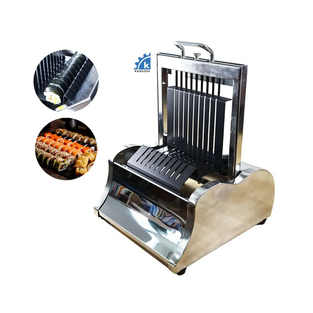 Commercial Round Sushi Roll Maker Manual Maki Roll Machine Nigiri Making Machine Stainless Steel Wrapping Sushi Maker Machine Korean Tech Sushi Machine