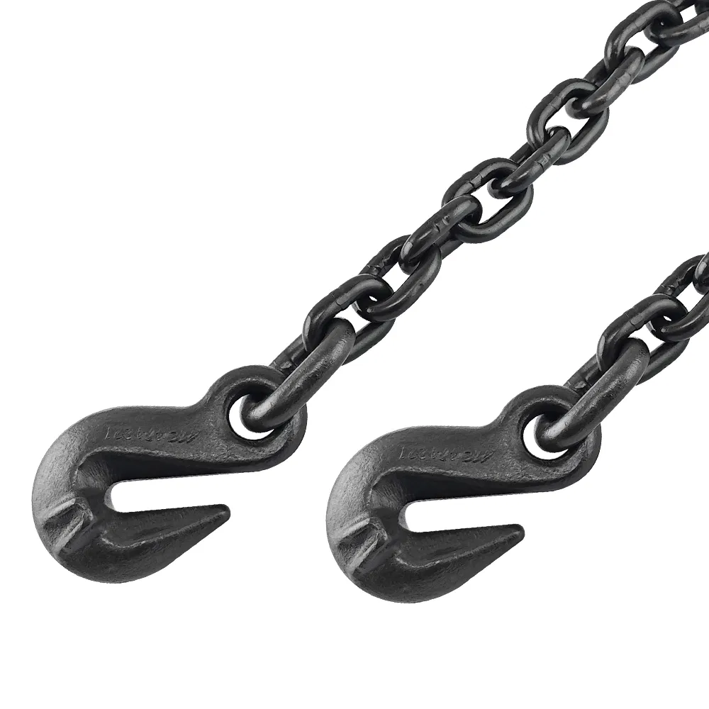 Цепь буксировочная G80 с крюком для прицепа