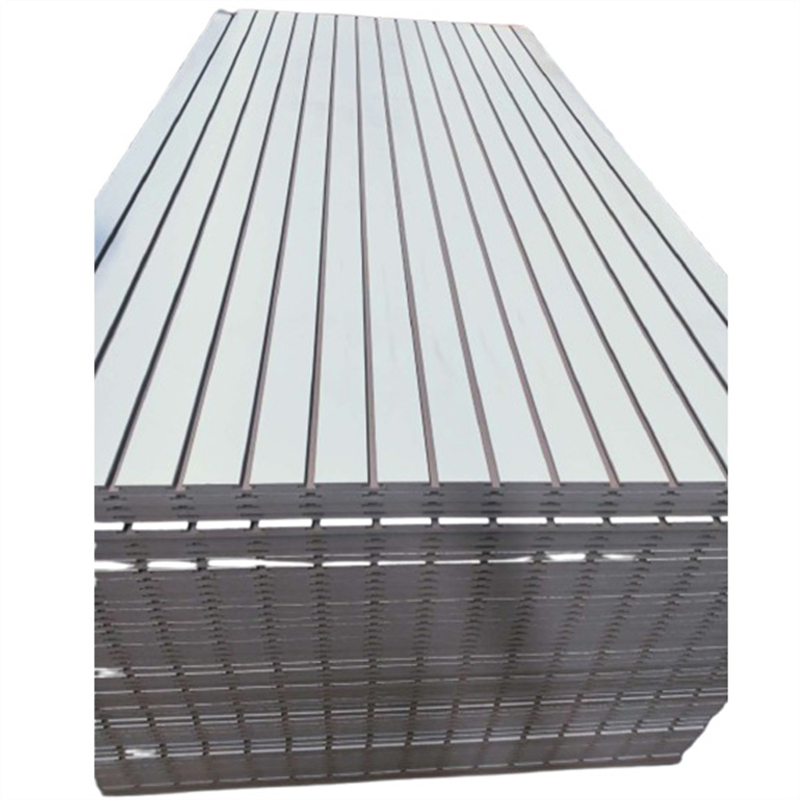 1220X2440 Grooved Slotted MDF Aluminum Panels Slat Wall Decorative Slatwall for Store Display