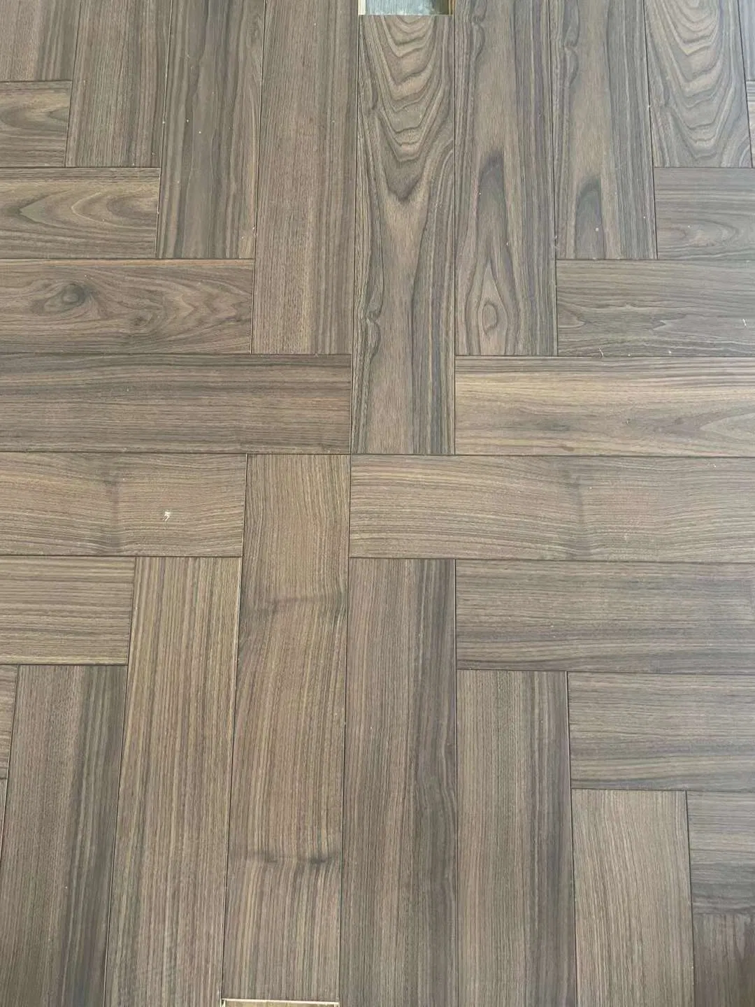 12mm AC5 Wood Herribone HDF Laminate Flooring