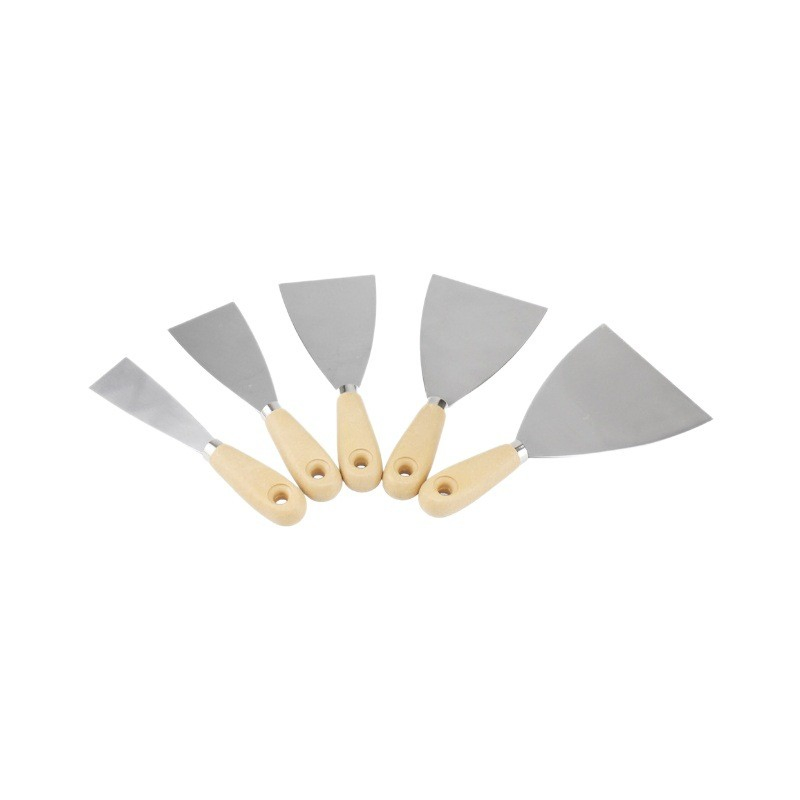 Peng Gong Imitation Wood Handle High Carbon Steel Putty Knife Thickened Cleaning Spatula Scraping Putty Trowel Paint