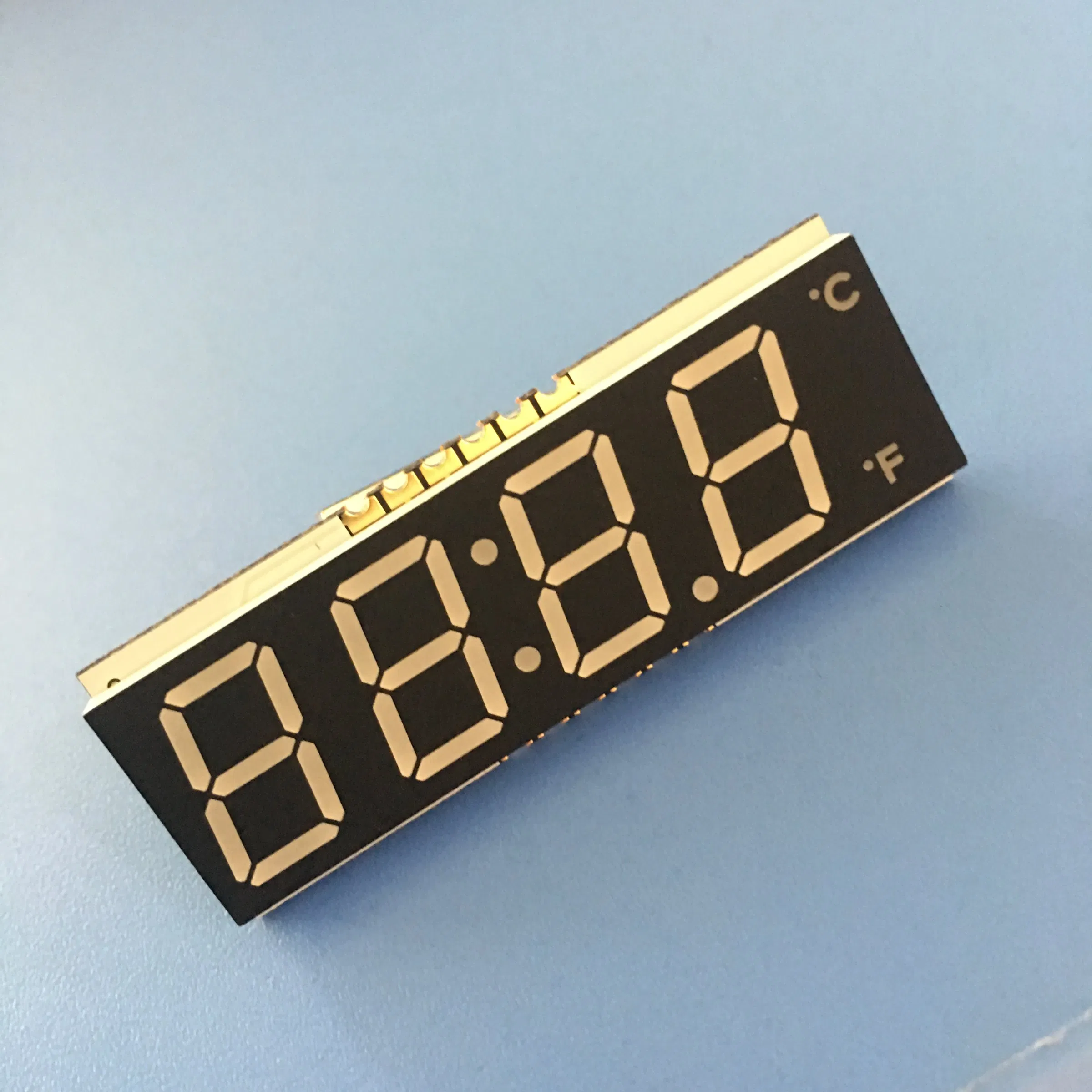 SMD LED Display 7 Segment 4 Digit 12mm Ultra White for Digital Timer