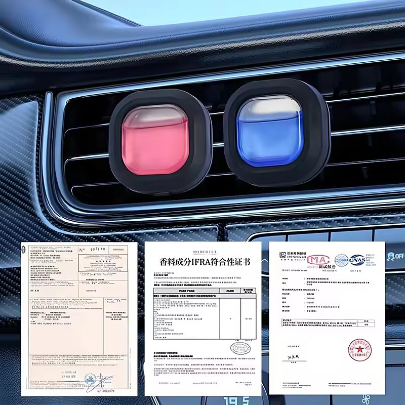 Custom Hanging Car Air Freshener Odor Eliminator Wood Car Air Freshener Non Toxic Drift Smart Air Freshener for Car Vents Clip