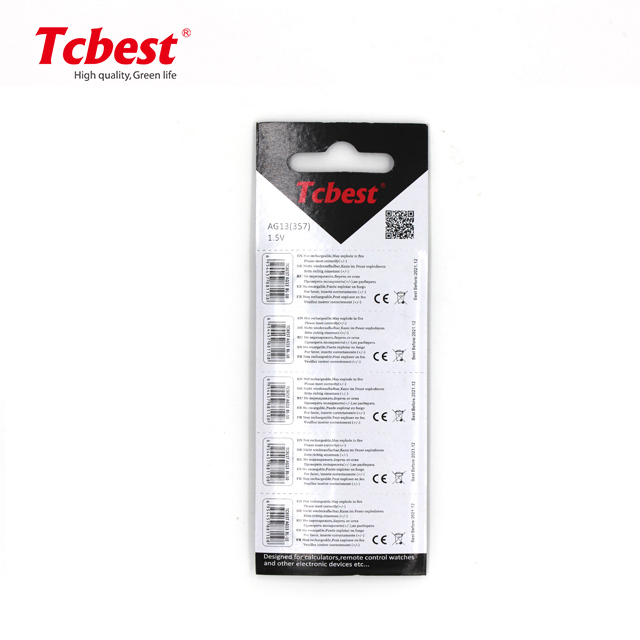 Батарейка AG13 1.5V 145mAh (LR44) щелочная
