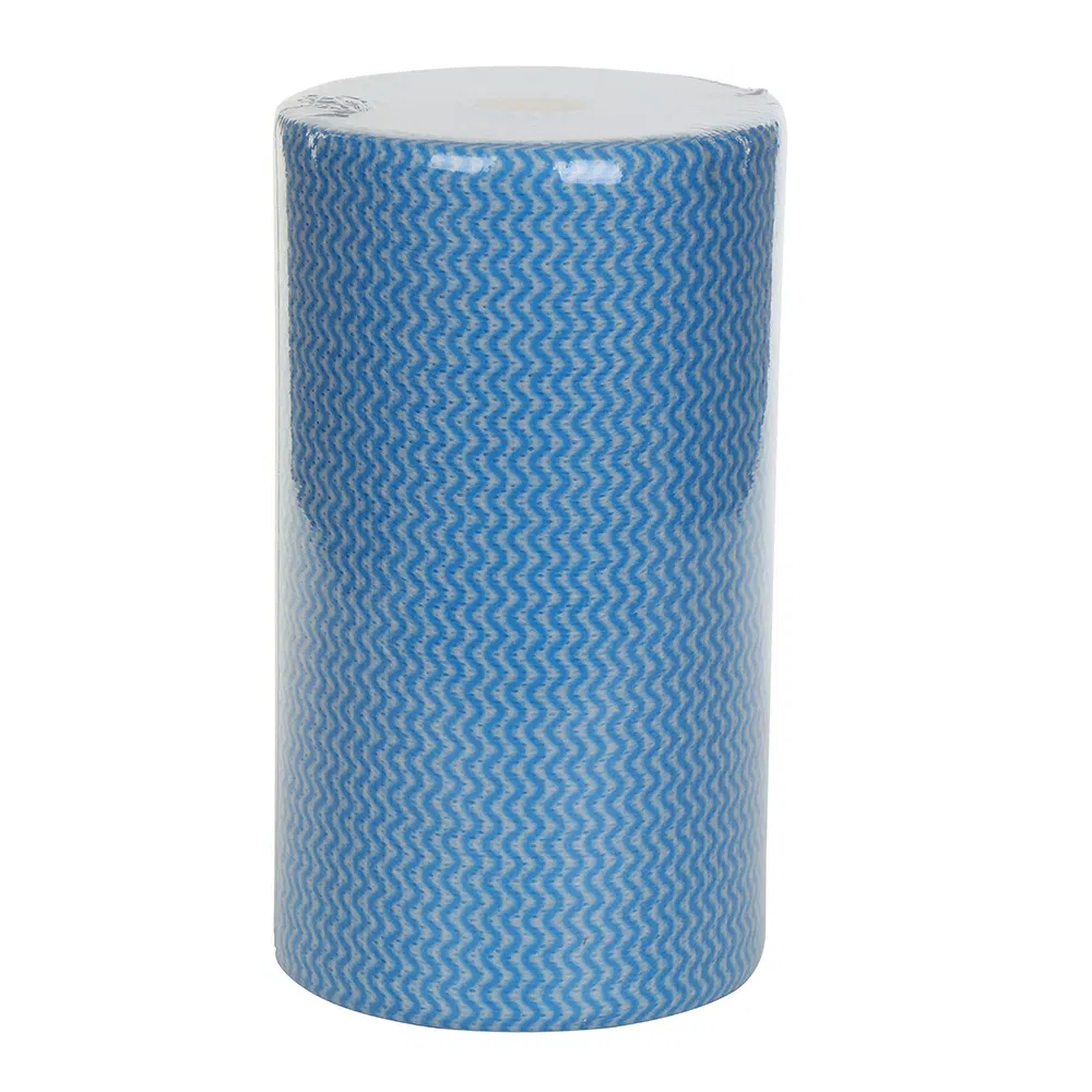 Heavy Duty Multipurpose Wipes Roll Lint Free Cleaning Non Woven Fabric Plain Spunlace Wipe Rolls for Kitchen Car Floor Nonwoven Cloth