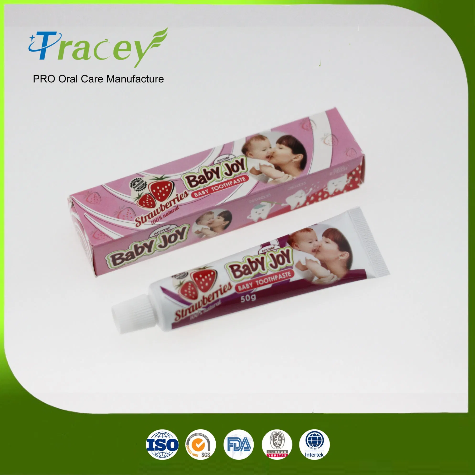 50gr Dentakleen Kids Junior Baby Toothpaste with Free Toothbrush Strawberry Flavor Fluoride Toothpaste