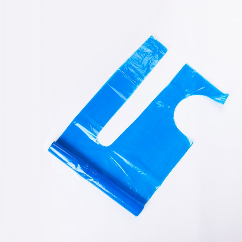 Disposable Plastic PE Blue Apron in Rolls