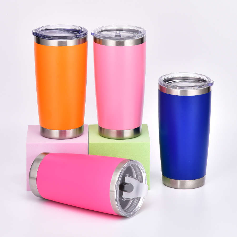 Термокружка 20 унций с логотипом, сталь, BPA Free