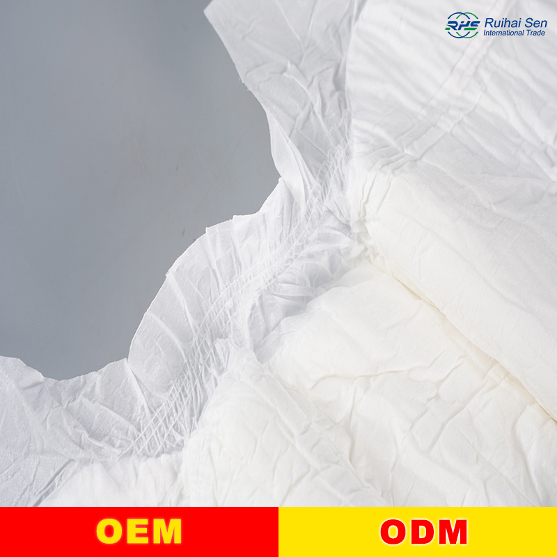 Superior Quality Disposable Elderly Incontinence Breathable High Absorption Printed Biodegradable Adult Diaper