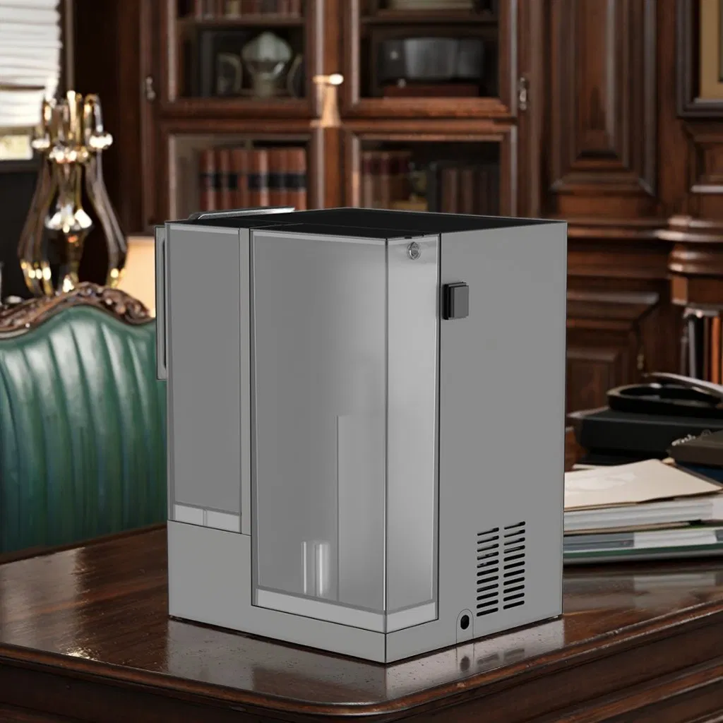 Commercial Best 304 Stainless Evaporator Countertop 100g RO Reverse Osmosis Drinking Hot Cold Ice Maker Water Purifier and Cooler