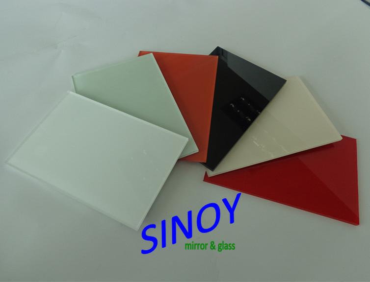 China 2mm - 6mm Thick Double Coated Waterproof Back Painted Glass, Lacquered Glass