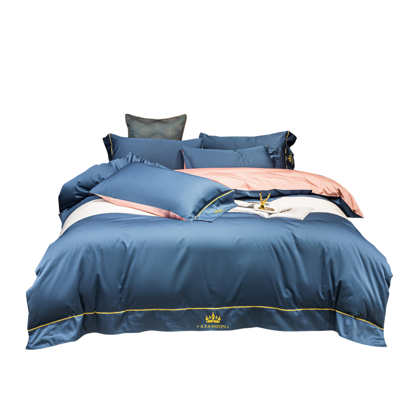 Satin Pillow Case OEM Bed Sheets Cotton Bedding Set