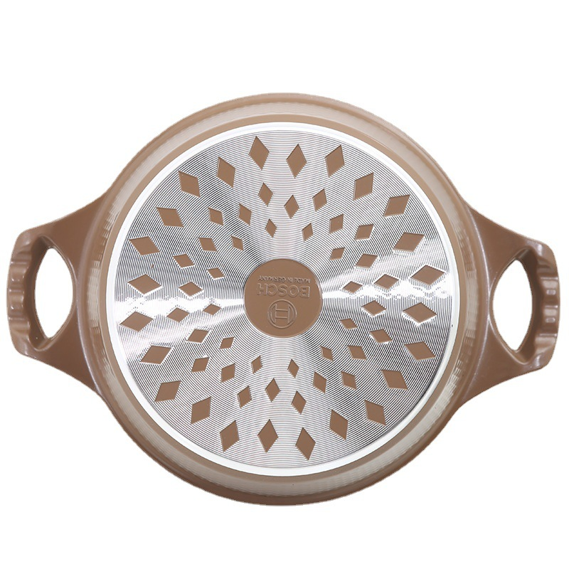 10PCS Factory Direct Aluminum Alloy Fry Pan Non Stick Colorful Cookware Set and Cooking Pot