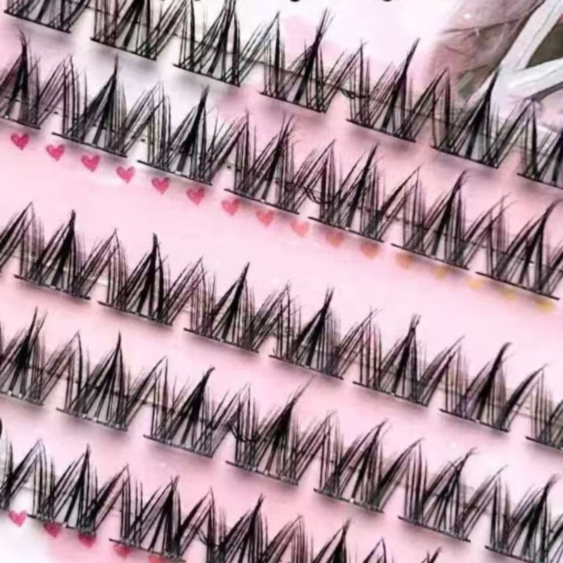 Charming Circular, Lengthy, Dynamic, and Thick Dog-Eyed False Eyelashes