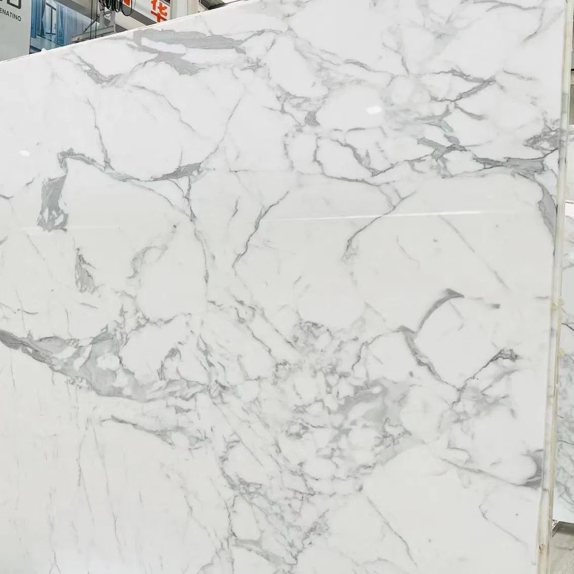 Imported Natural Stone Top Quality Polished Calacatta White Slabs Marble for Wall Tiles/Vanity Tops/Slabs Tiles/Floor Tiles/Countertops