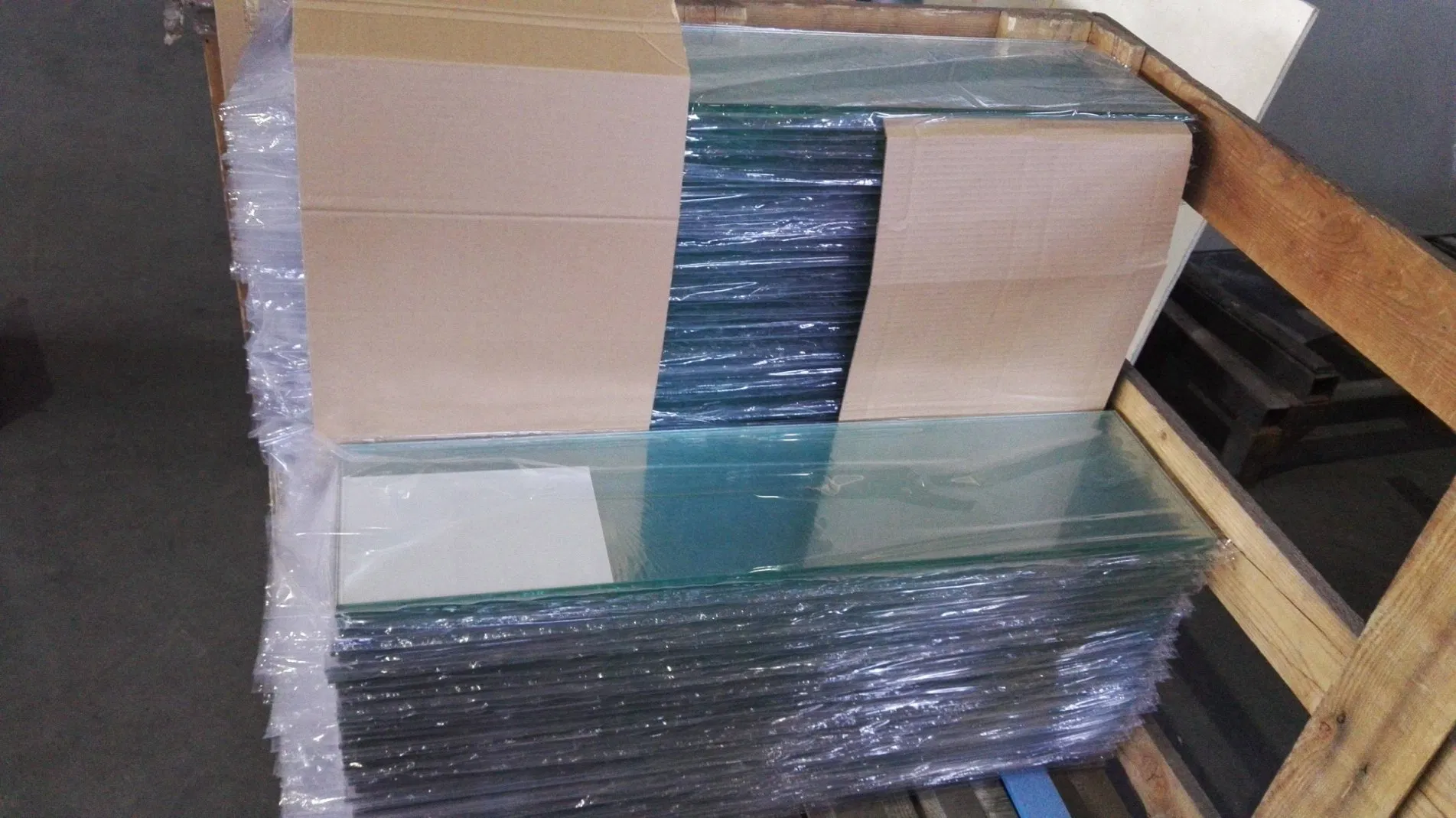 3.2mm Safety Tempered Glass Refrigerator Shelf with DOT Pattern Printed