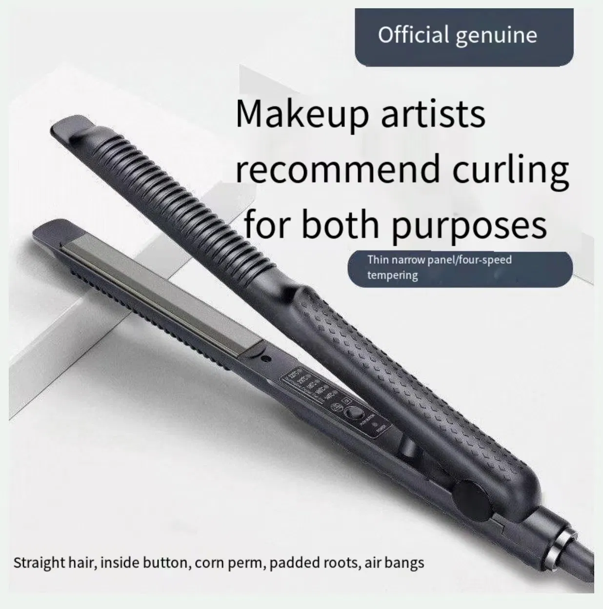 Salon-Quality Straightening Tool with Compact Dual Voltage Styler and GPPS+PA Material