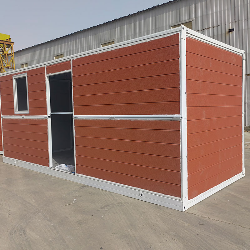 2 Bedroom Container House Folding Mobile Hospital Home Collapsible Living Room Plan Foldable Portable Container House with Toilet