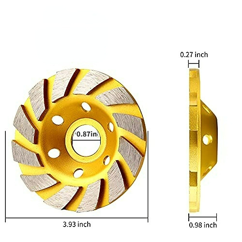 Алмазная чашечная коронка 4 дюйма, 12 сегментов