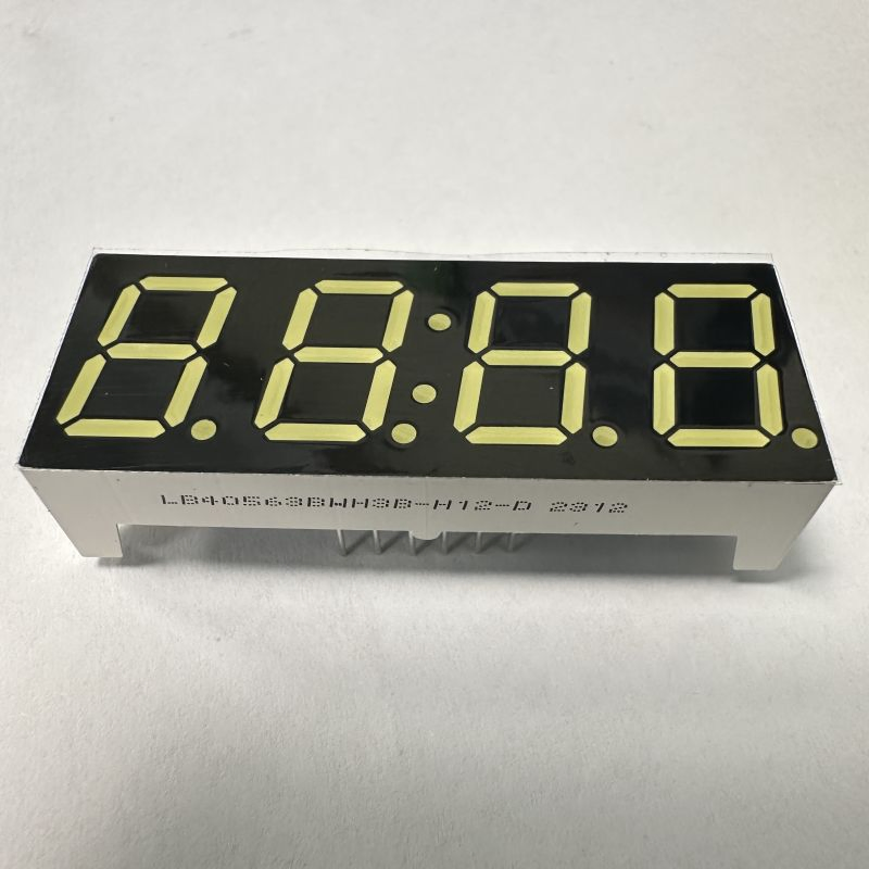 4 Digit Ultra Bright White 7 Segment LED Display for Home Appliances