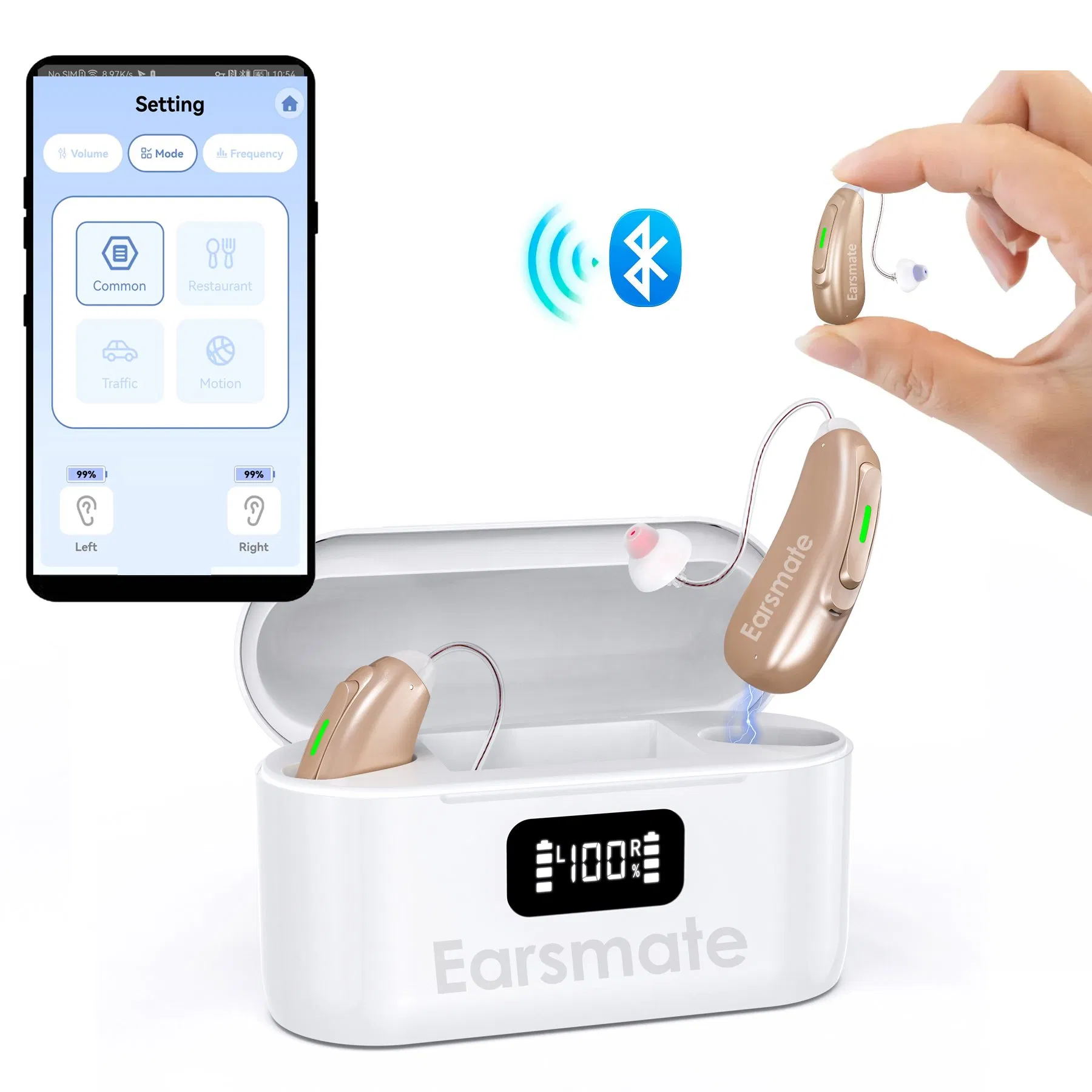 Слуховой аппарат Earsmate G29 с Bluetooth и приложением