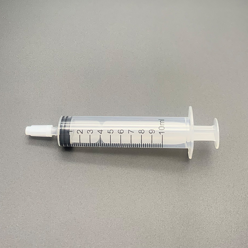 10ml Plastic Oral Syringe with Plug Disposable Pet Feeder Glue Dispensing