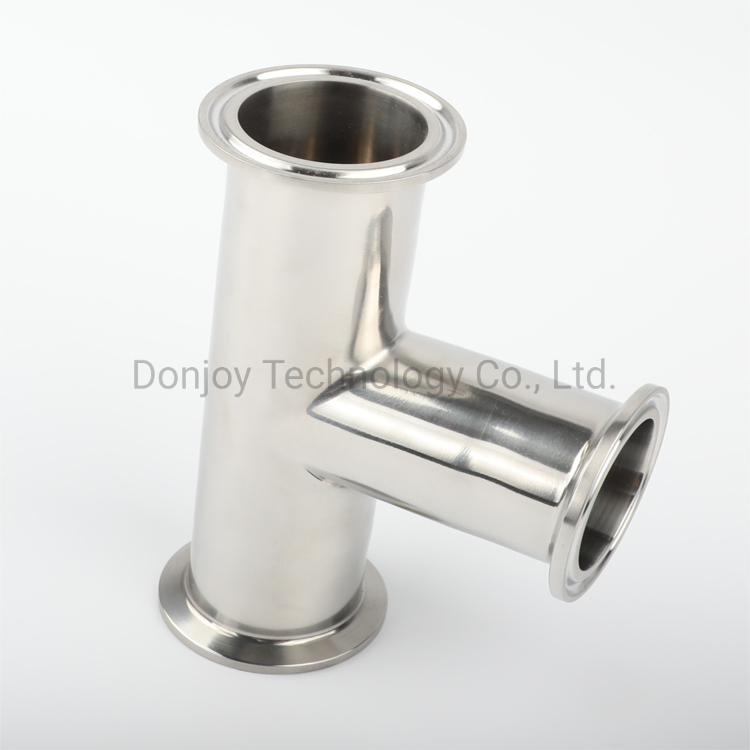 DIN Standard Stainless Steel Sanitary Clamped Tee