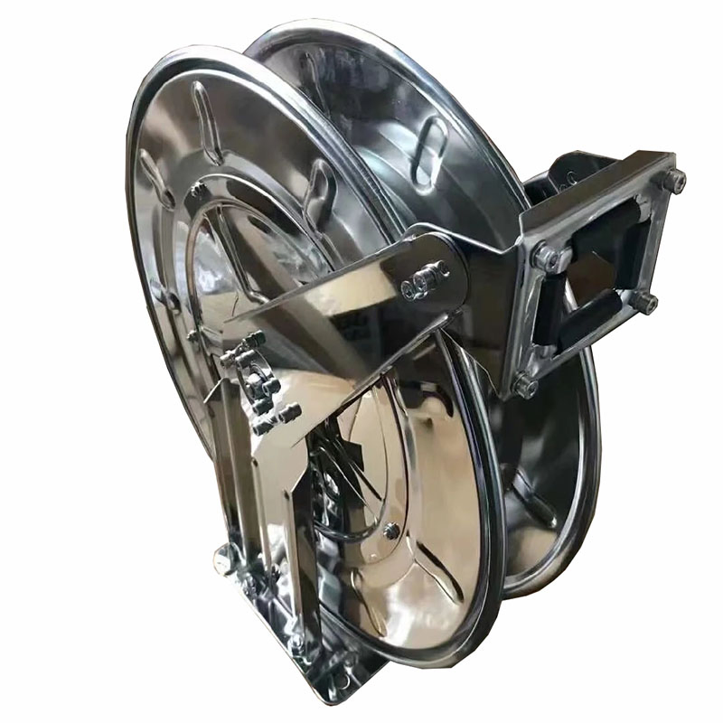 Stainless Steel Pipe Reel Automatic Rewind Pipe Reel