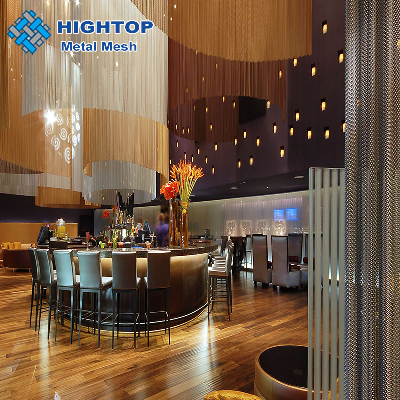 Decorative Wire Mesh Metal Mesh Chain Curtain for Room Divider