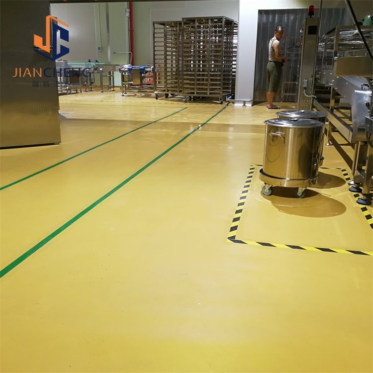 Water-Based Environmentally Four-Component High-Strength Polyurethane and Cementitious Based for Kitchen Flooring