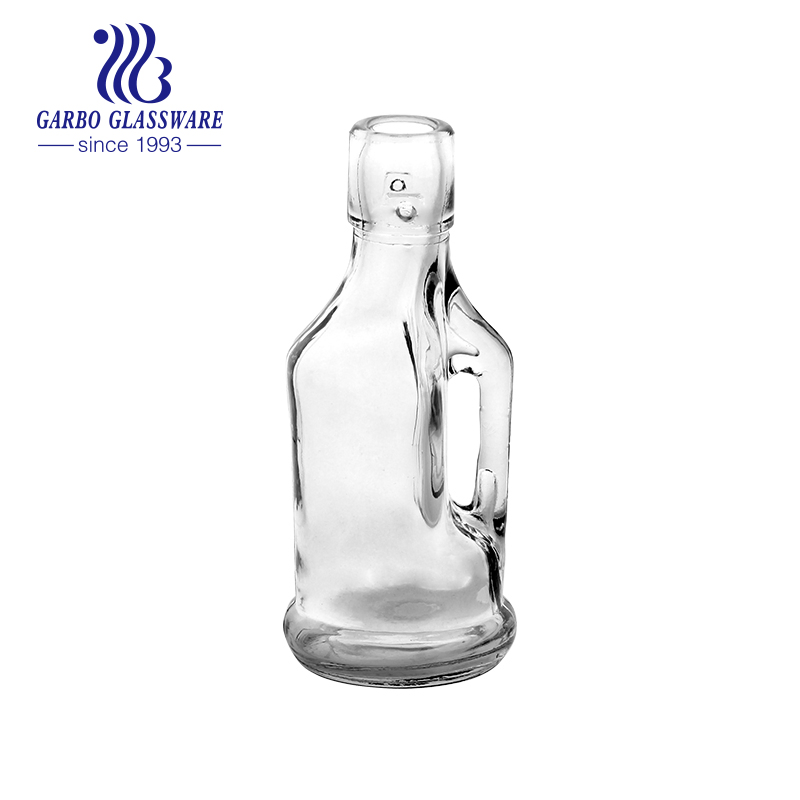 Hot Sale Mini Bocksbeutel Glass Olive Oil Bottles with Cap
