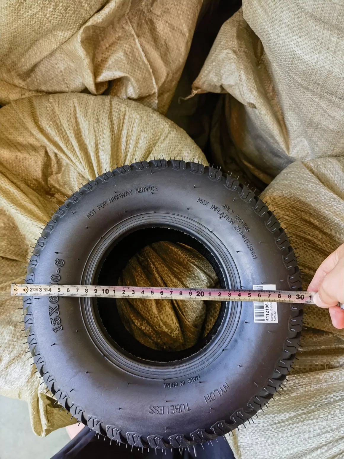 Lawn Mower Rubber Tire 13X6.50-6