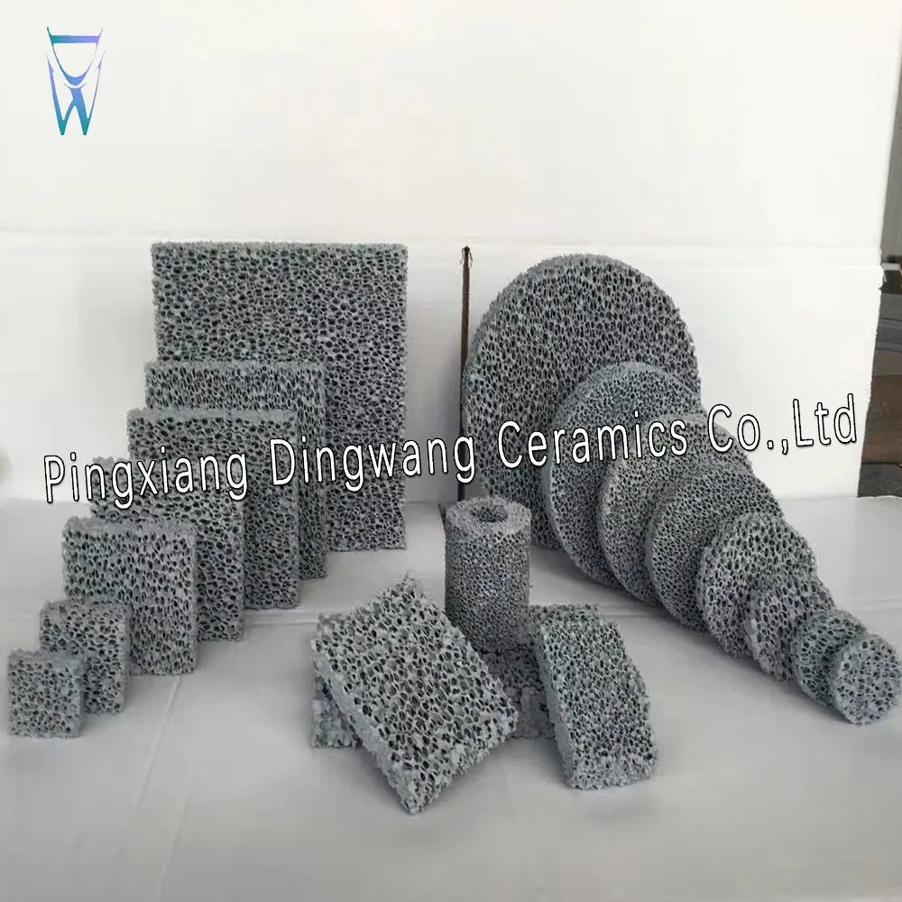 Пористый керамический фильтр Alumina Zirconia SiC для литья