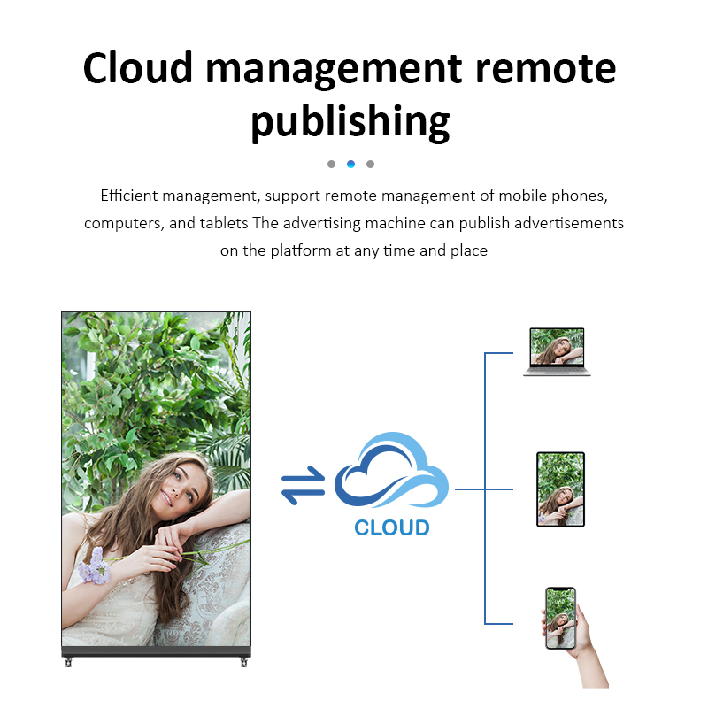 Сенсорный дисплей 55 дюймов для рекламы, напольный киоск