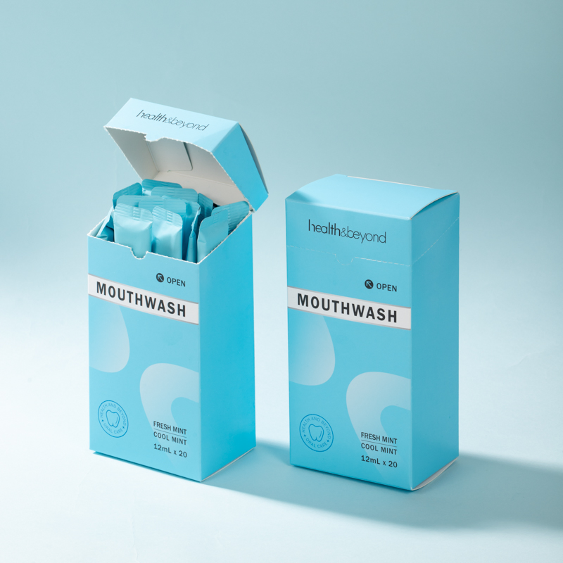 Customer Logo 10ml/11ml/12ml Portable Alcohol Free in Sachet for Hotel Travel Oral Rinse Mouthwash