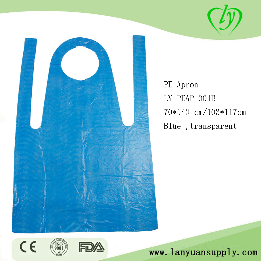 Manufacturier Price Plastic PE/PP/LDPE Disposable Apron